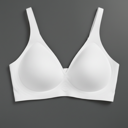 Invisible White Seamless Bra